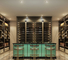 کابینت شراب استیل ضد زنگ با طراحی ساده برای مصارف خانگی
